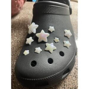 Croc Opal Heart Charms Jewelry Accessories for Women